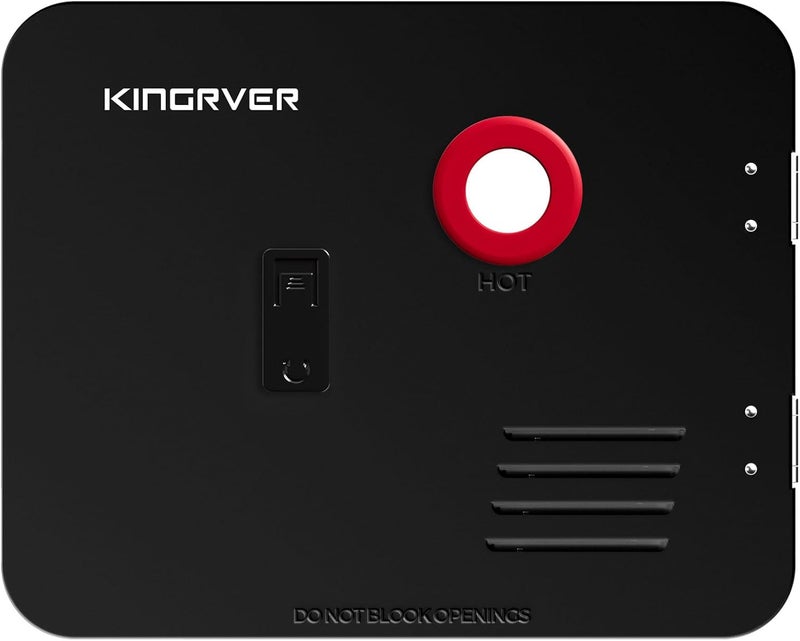KINGRVER 15 x 18 Inches Black Door kit - This Only for RV Tankless Water Heaters without Door, Water Heater not Included, Galvanized Steel - Image 1